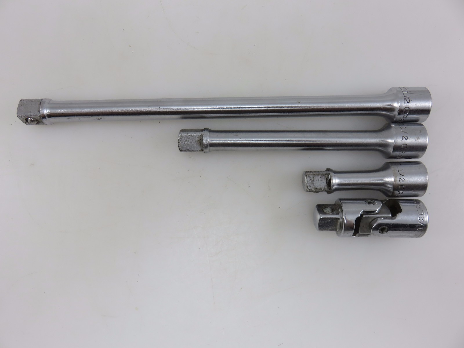 Craftsman 1/2″ Drive Extension 4pc Set 3″ 6″ 10″ Long + Universal Vintage =V= V