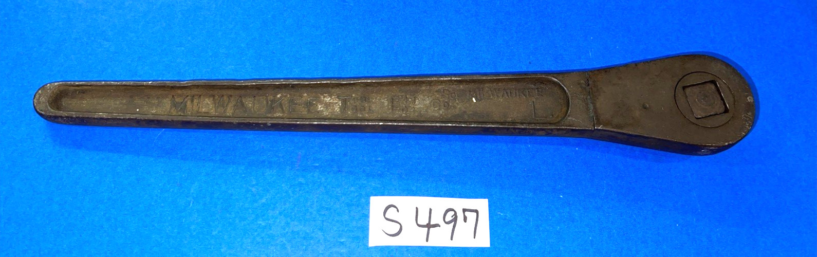 MILWAUKEE TOOLS VINTAGE 3/4 DRIVE TRUE FIT RATCHET WITH REMOVABLE NUB