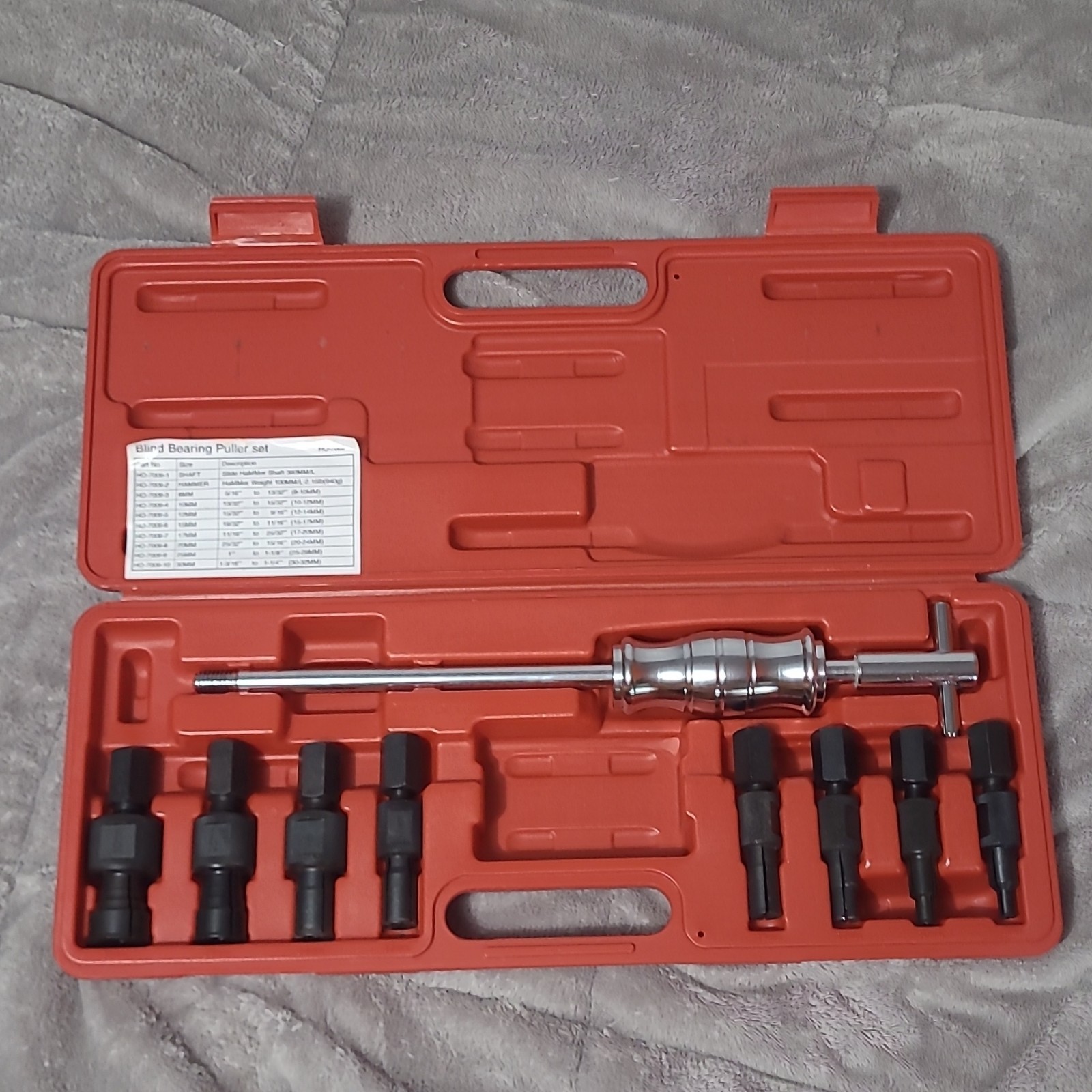 9pc Blind Hole Puller Set 8-30mm