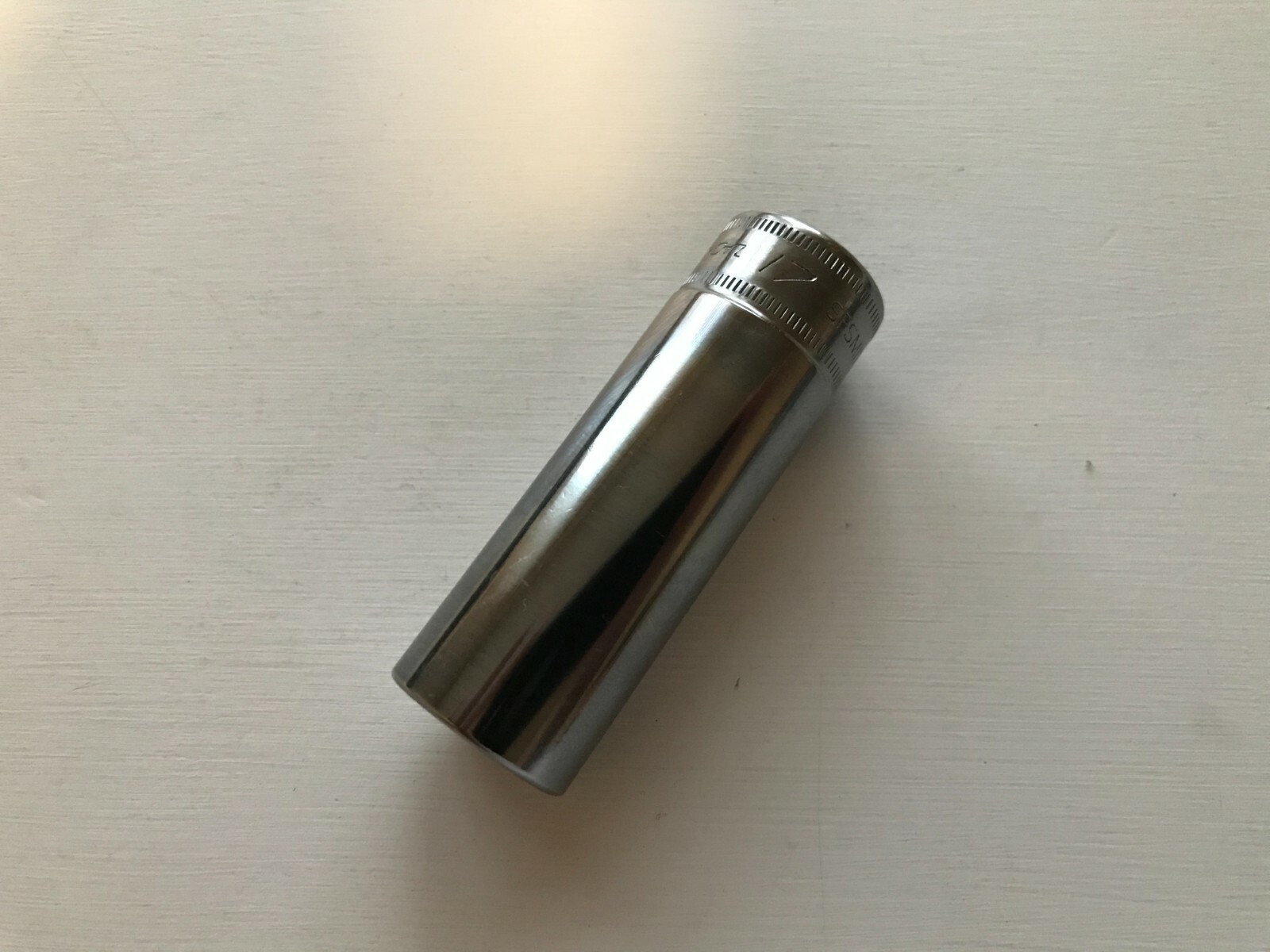 Snap-On Tools USA NEW 3/8″ Drive 6pt 17mm Metric Deep Chrome Socket SFSM17