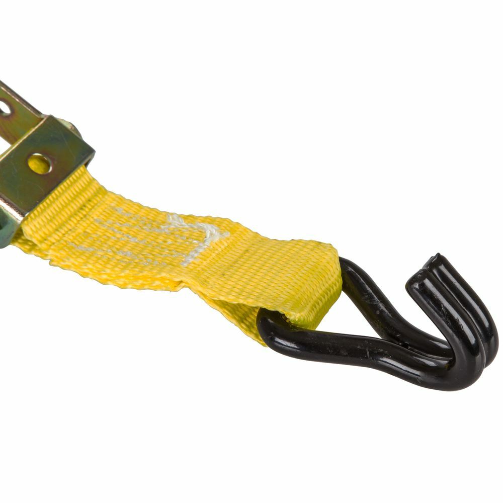 1-Pack Ratchet Straps with J-Hooks 1-1/4″ x 15′