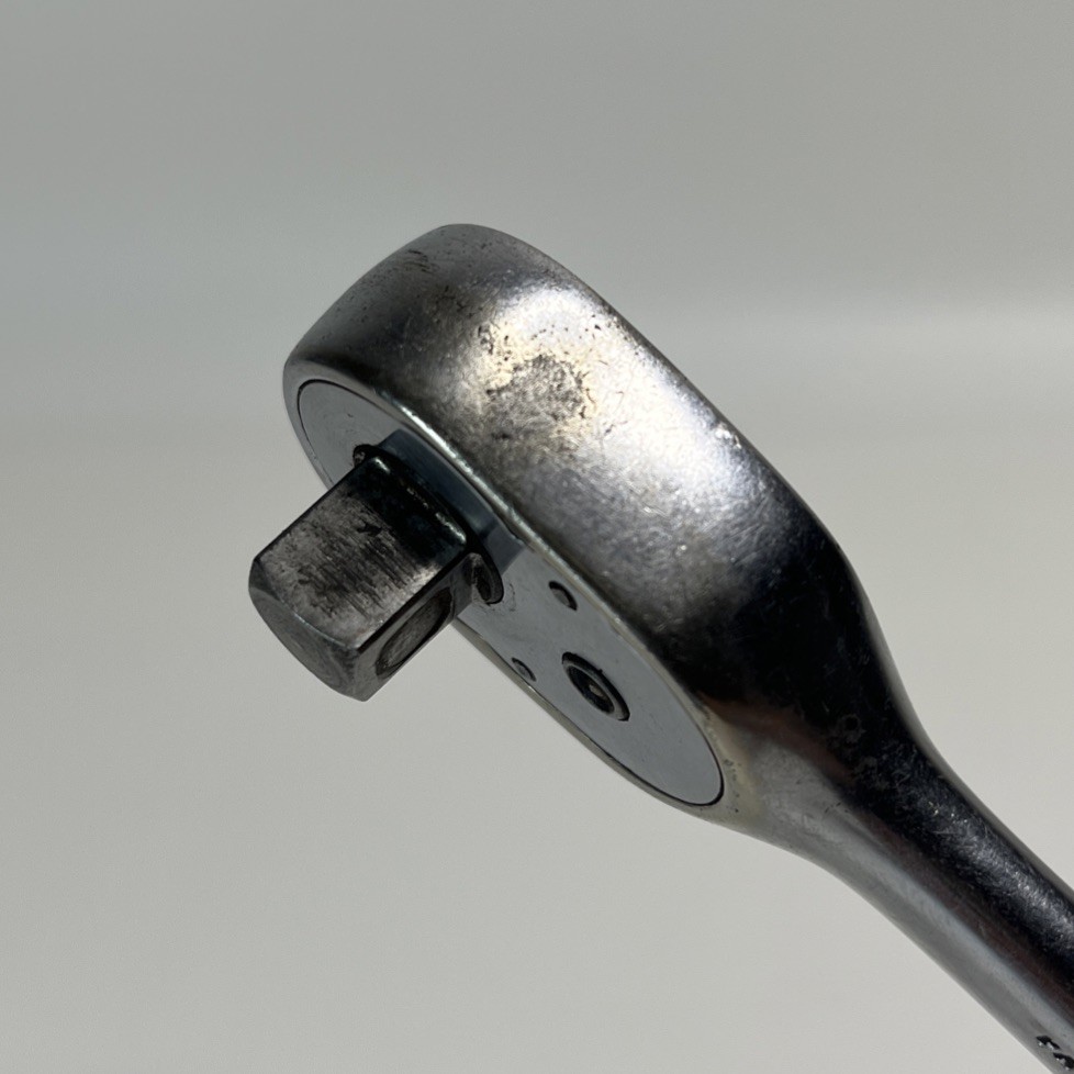 Snap On 3/8” Drive Standard Handle Fixed Head Chrome Ratchet F71C — Lot 3711