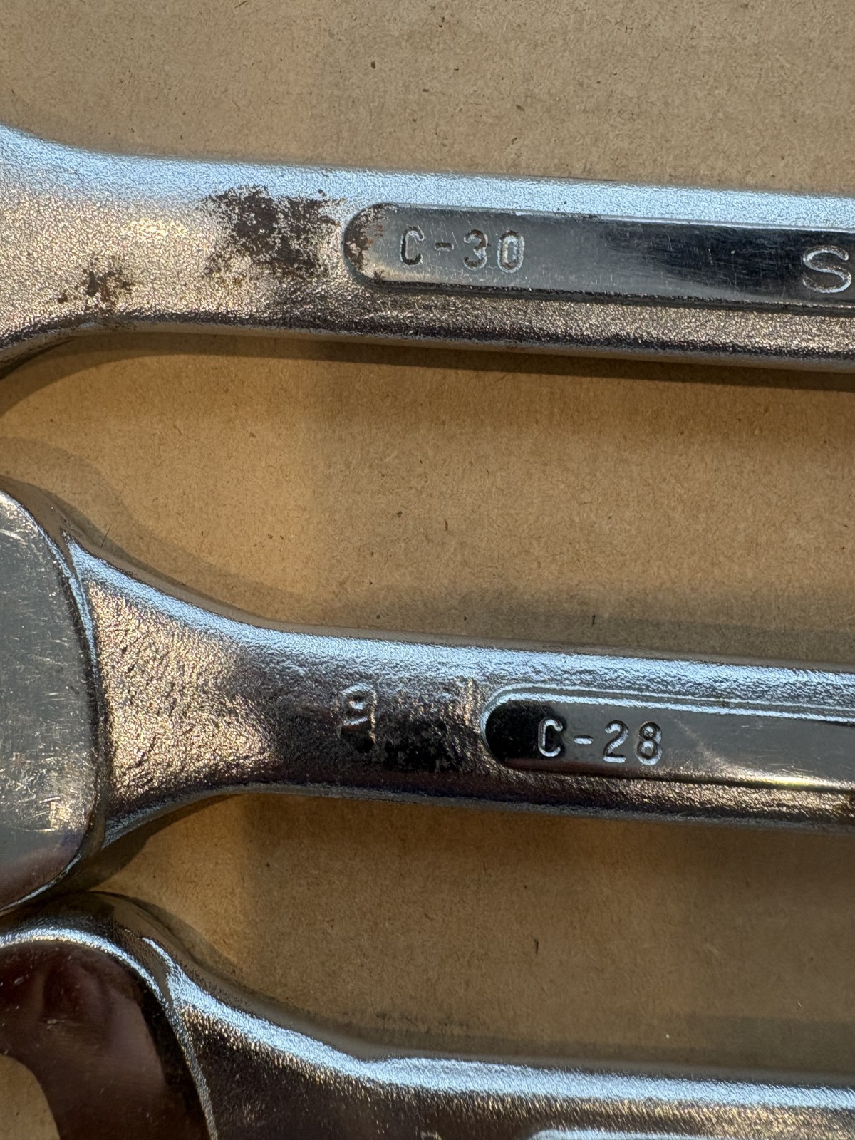 SK-Wayne 12 Piece Combination Wrench Set Vintage 1960s – SAE 1/4″ thru 15/16