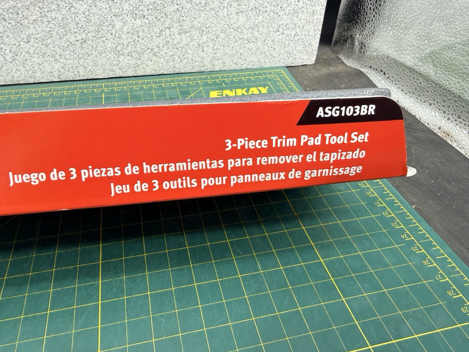 Snap-On ASG103BR 3-Piece Instinct Trim Pad Tool Set – Red Soft Grip Handles
