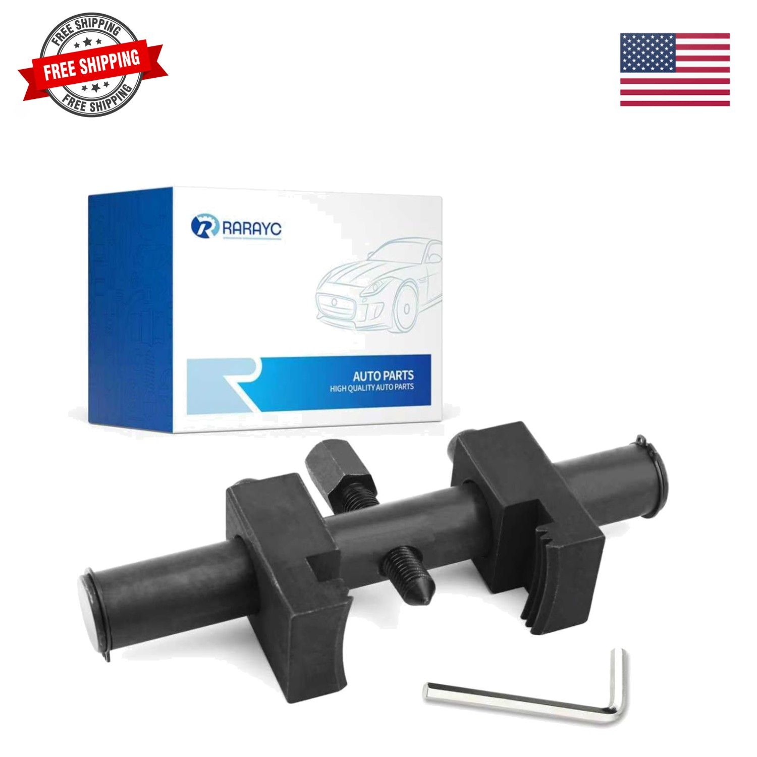 Adjustable Crankshaft Pulley Puller Tool – Heavy-Duty Drive Pulley Remover fo…
