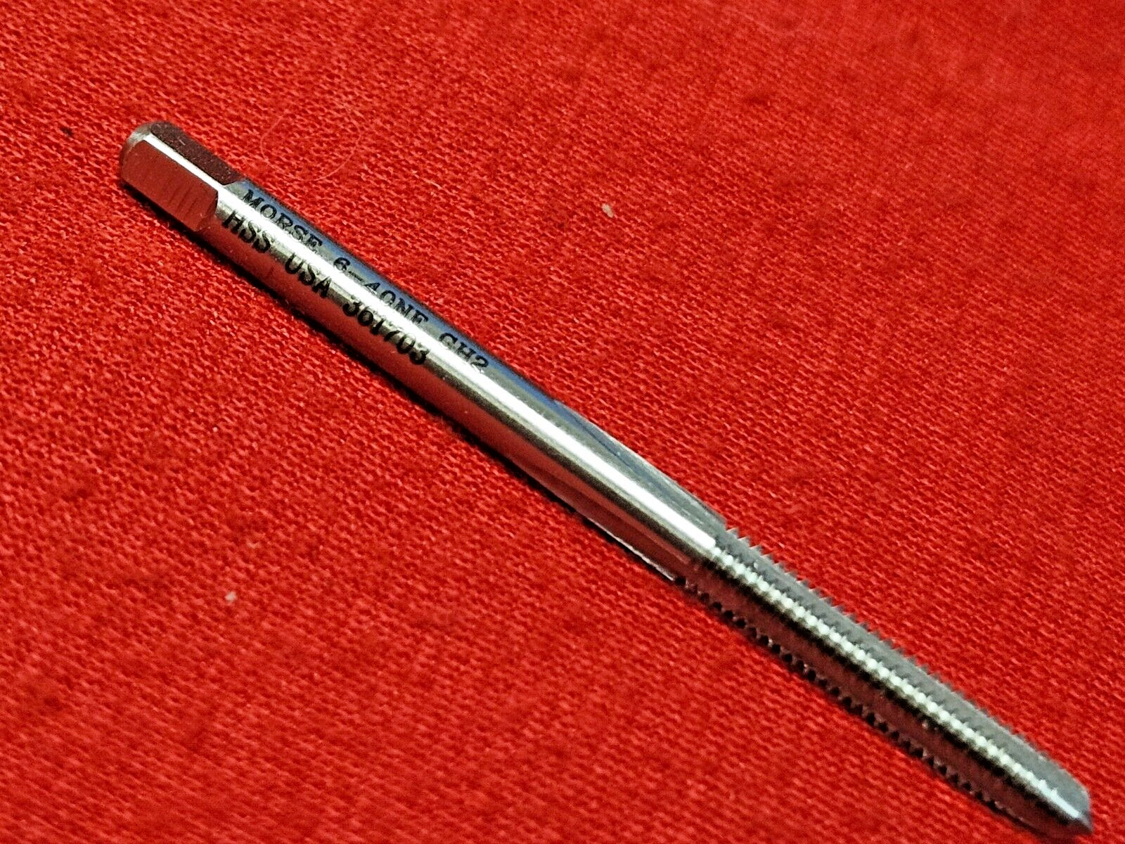 6-40 3 FL Plug Hand Tap Irwin Hanson 1120 USA Carbon steel