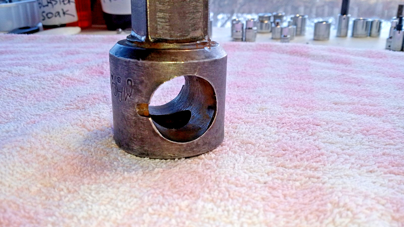 MAC TOOLS 1 INCH DRIVE T-BAR HEAD W30T USED GOOD COND heavy truck service grade