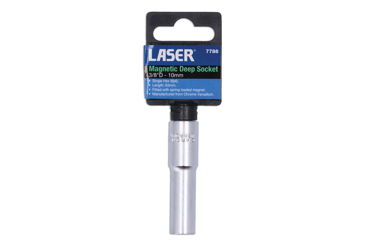 Laser 7786 3/8″ Drive 10mm Magnetic Deep Socket