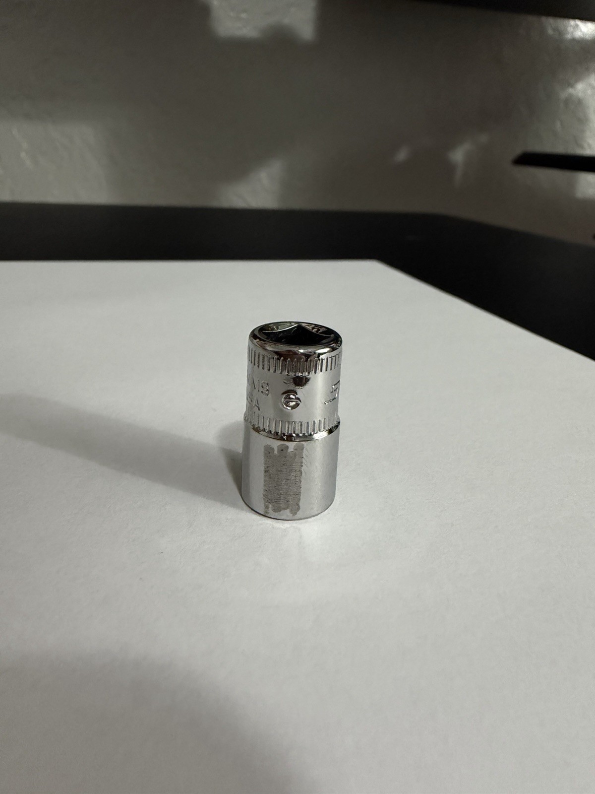 Snap-on Tools USA 1/4″ Drive 9mm Metric 6 point Shallow Chrome Socket TMM9