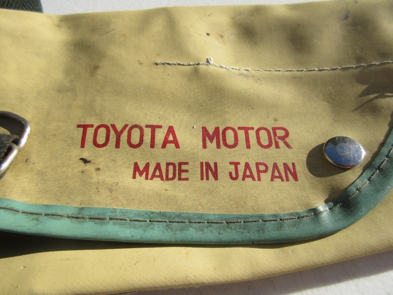 Vintage Toyota Motor Japan OEM Tool Kit Roll Bag ONLY