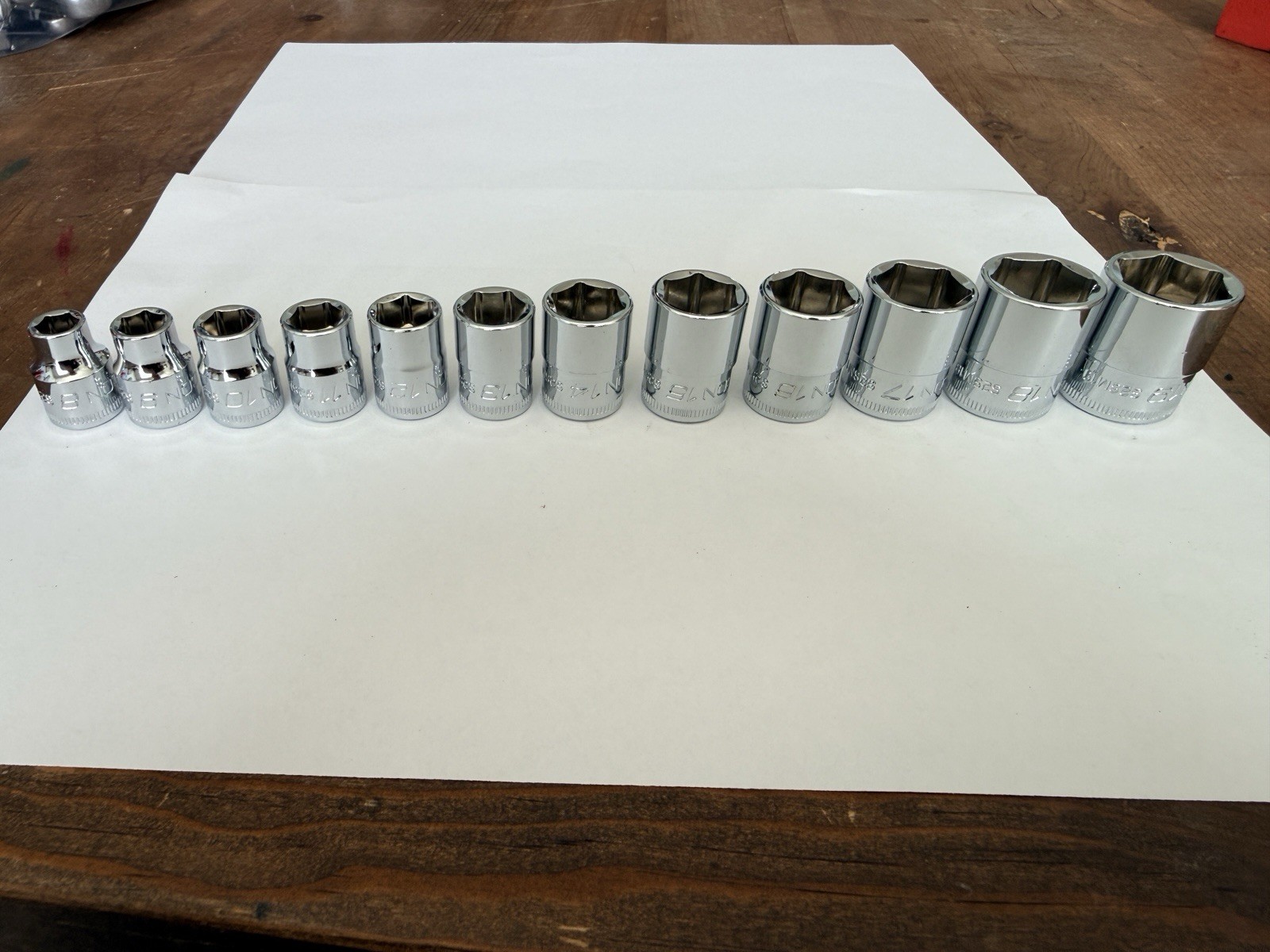 ICON 3/8” Drive 6Pt Metric Shallow & Deep Socket Chrome – Choose Size mm