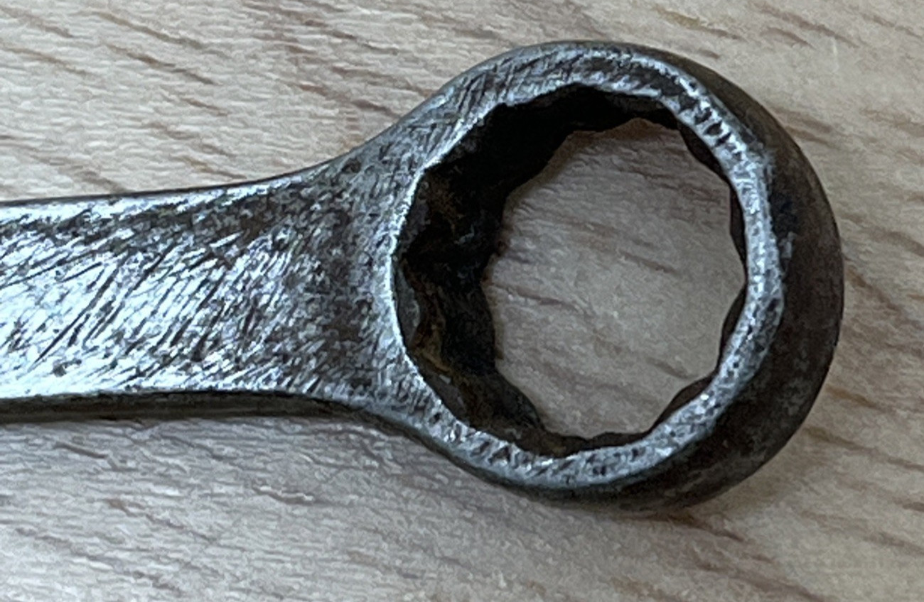 VTG Plvmb Plomb Plumb 3/8″ Combination Wrench 12 Point #1212 USA