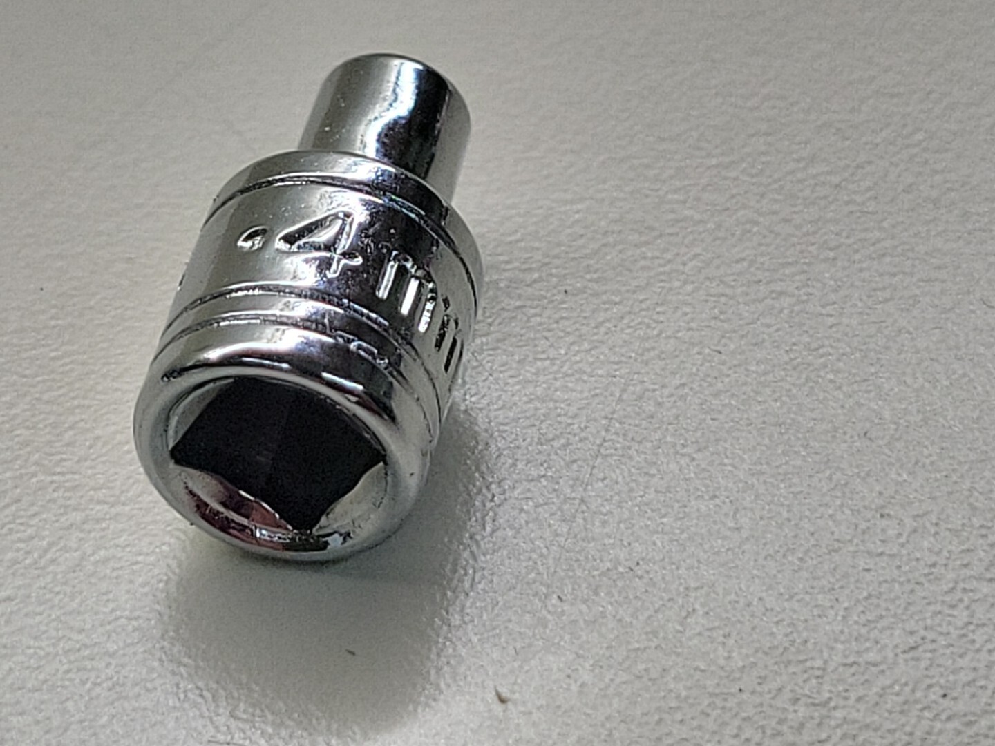 SK Hand Tools 40701 4mm 6pt 1/4″ Drive Standard Metric Chrome Socket *USA*