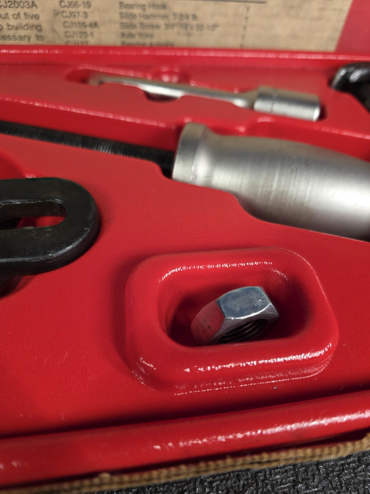 Snap-on Tools CJ2003A 7-Piece Rear Axle Slide Hammer Puller Set