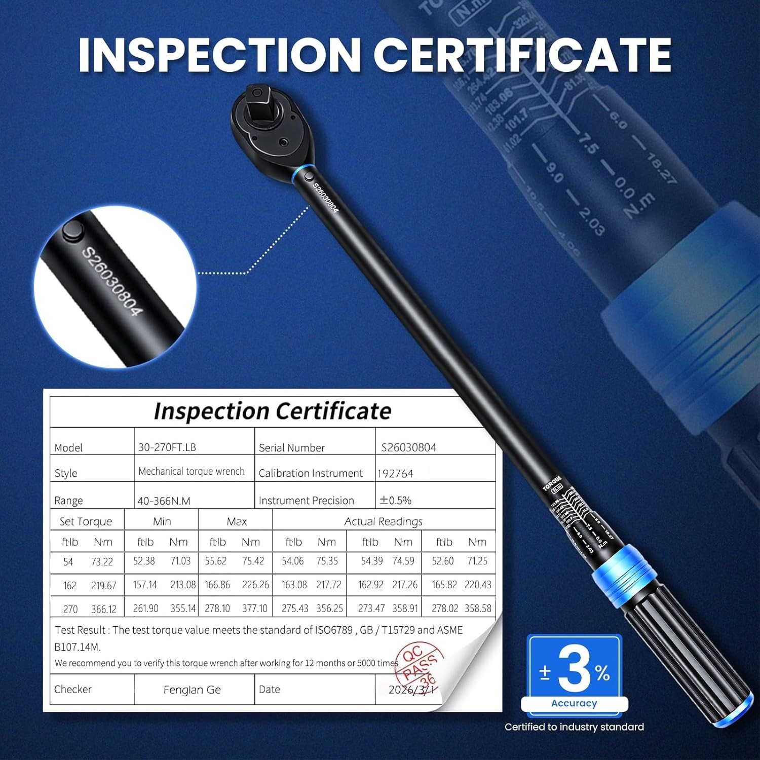 Durable Chrome Vanadium Torque Wrench Set – Essential 13-Piece Car Repair Tools