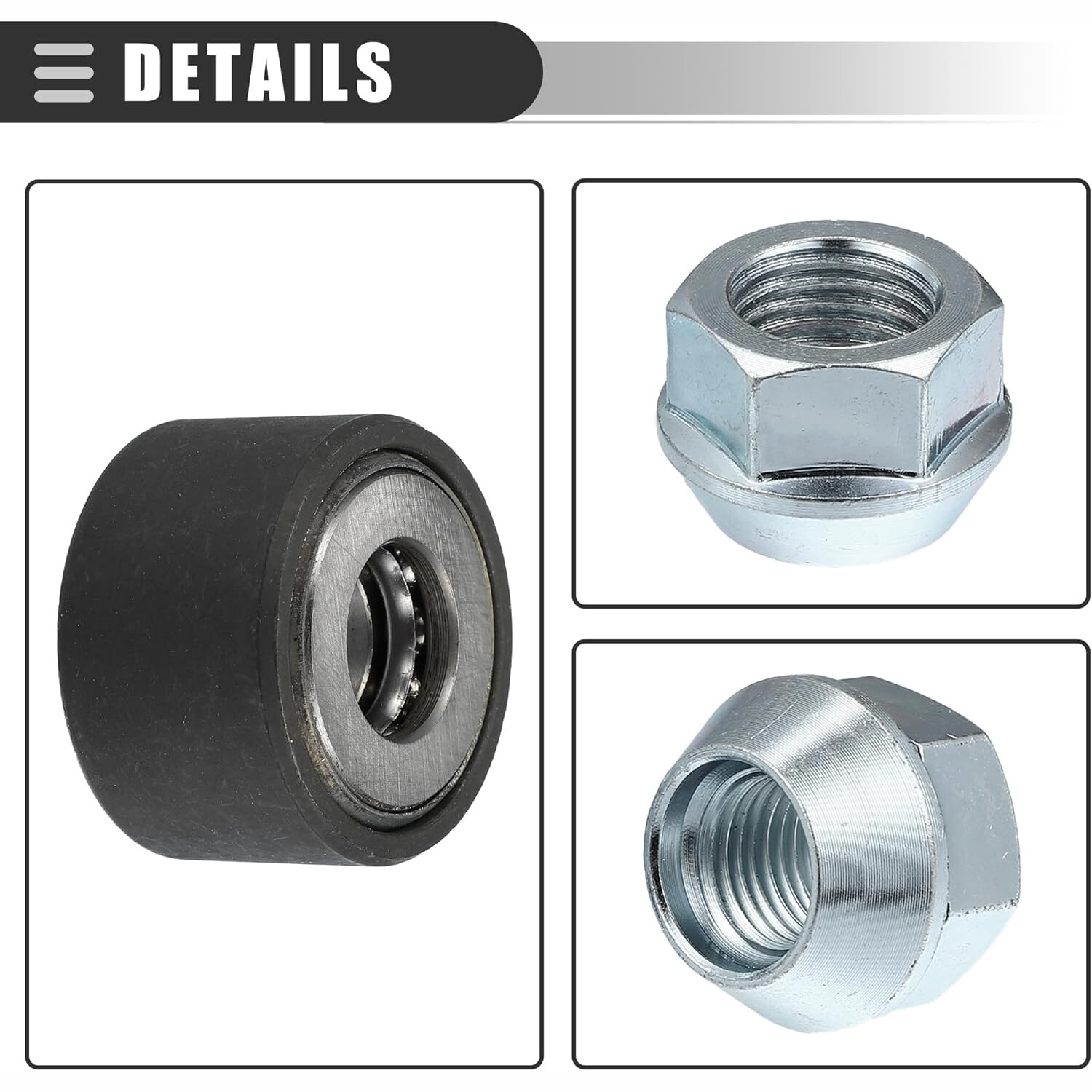 Universal Pack (2) Wheel Stud Installer Tool with 3/4″ Hex Wheel Lug Nuts