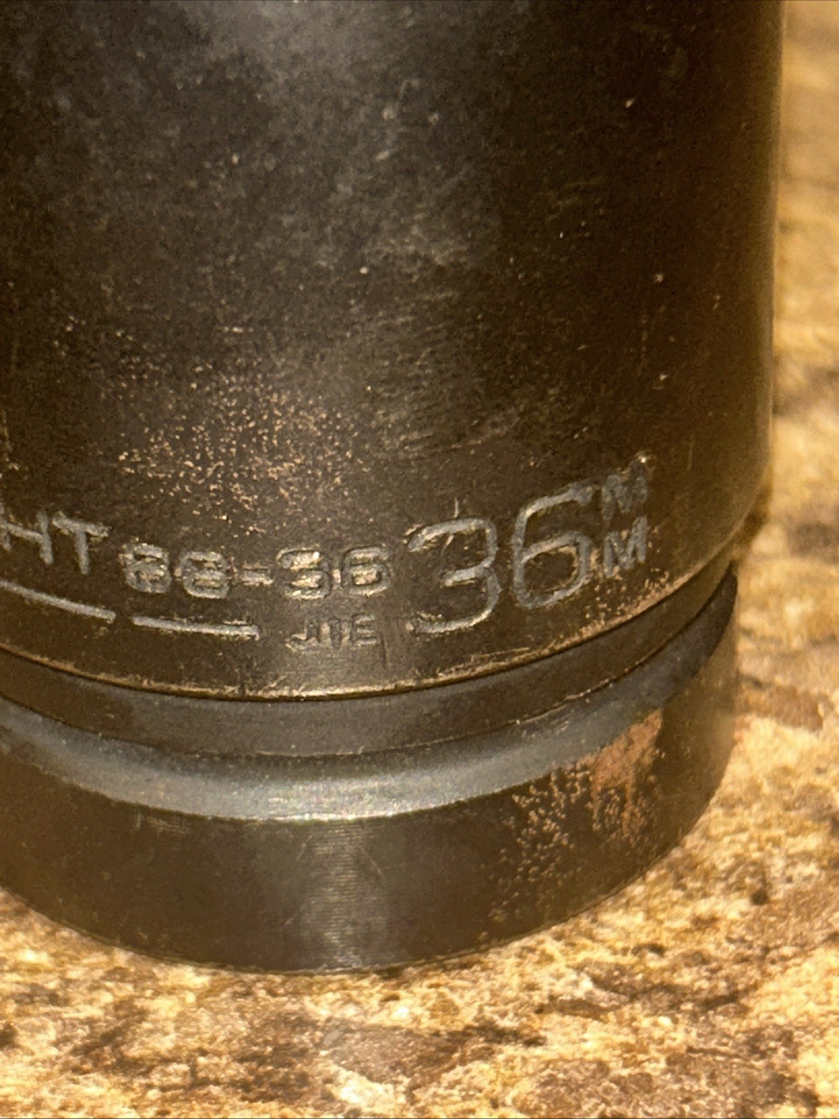 Wright 88-36MM 1″ Drive 6 Point Standard Metric Impact Socket – 36mm
