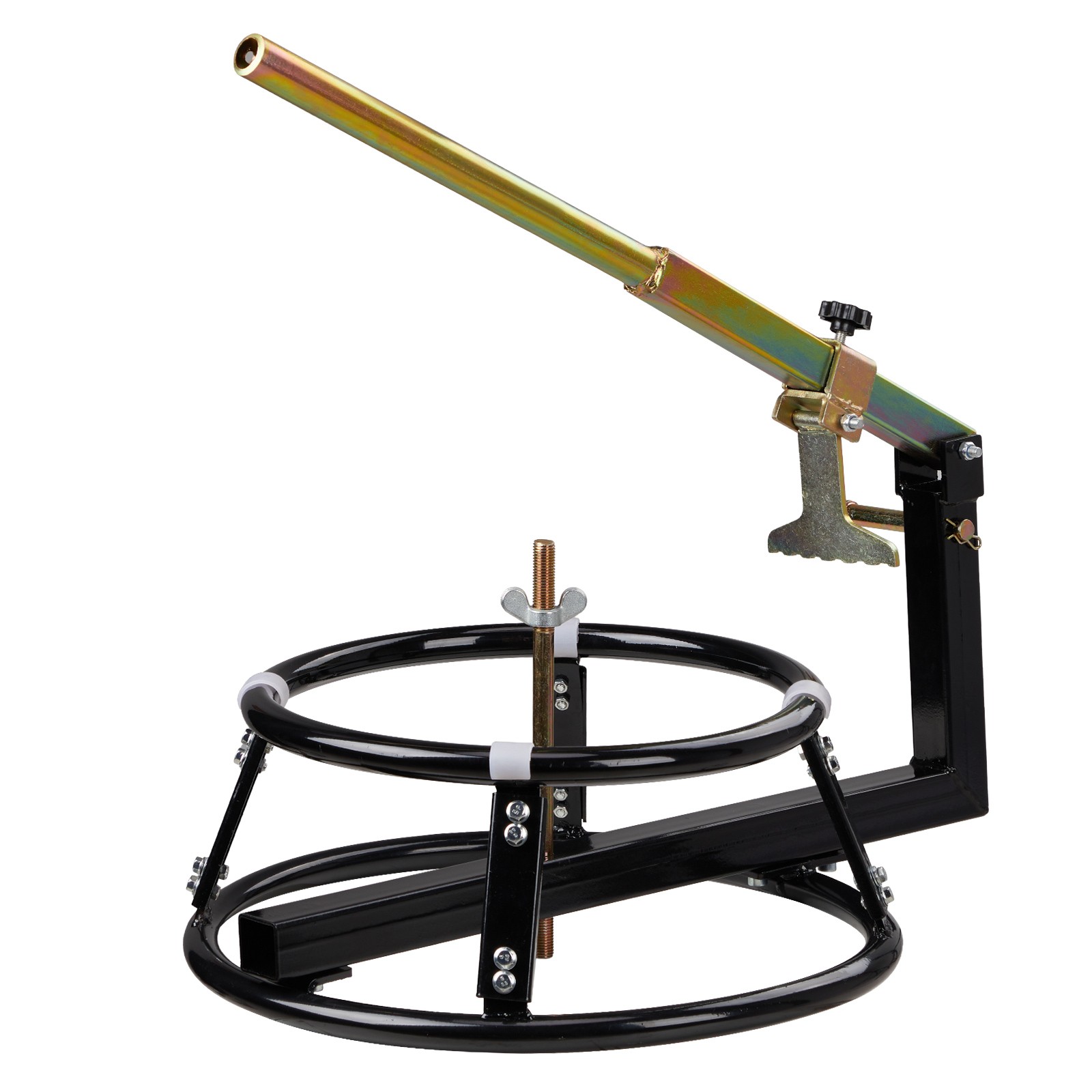 Portable Motorcycle Tire Changing Stand with Bead Breaker for 16in to 21in Tires