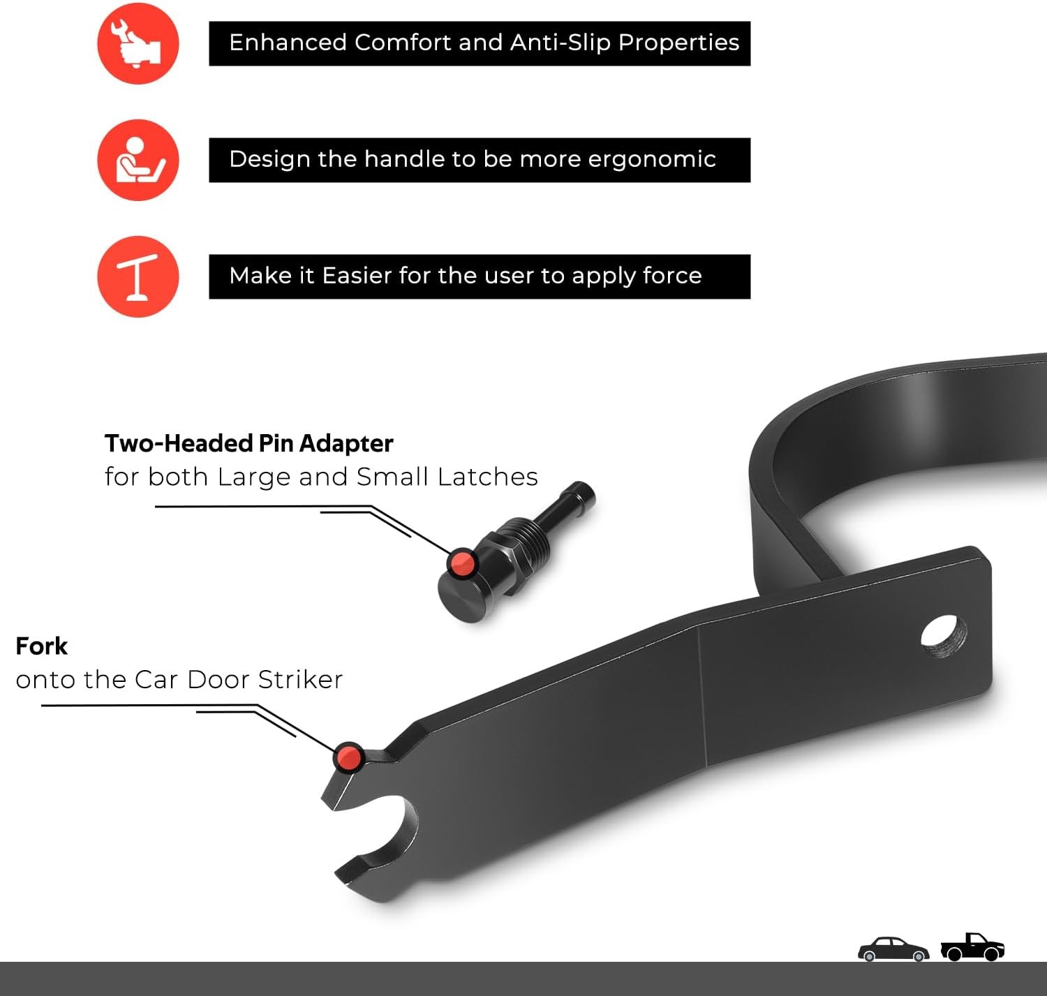 Universal Truck Door Adjustment Tool Alignment Autobody Work Hinge Replacement