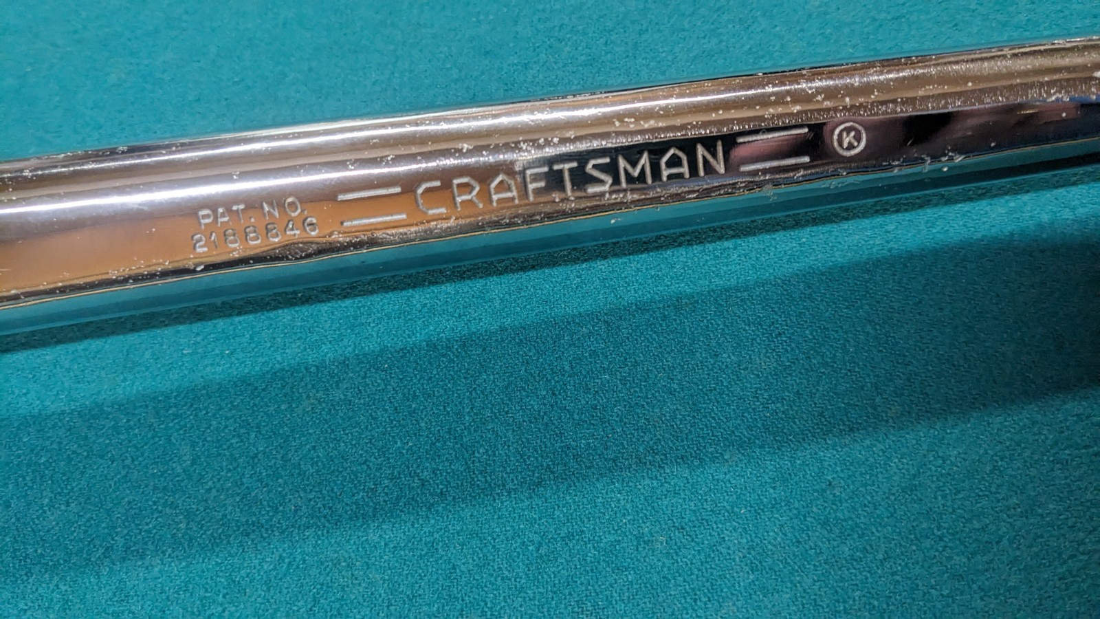 Craftsman 3/4″ Drive 18″ Ratchet RARE 1938-42 Pat. 2188846 Circle K Excellent