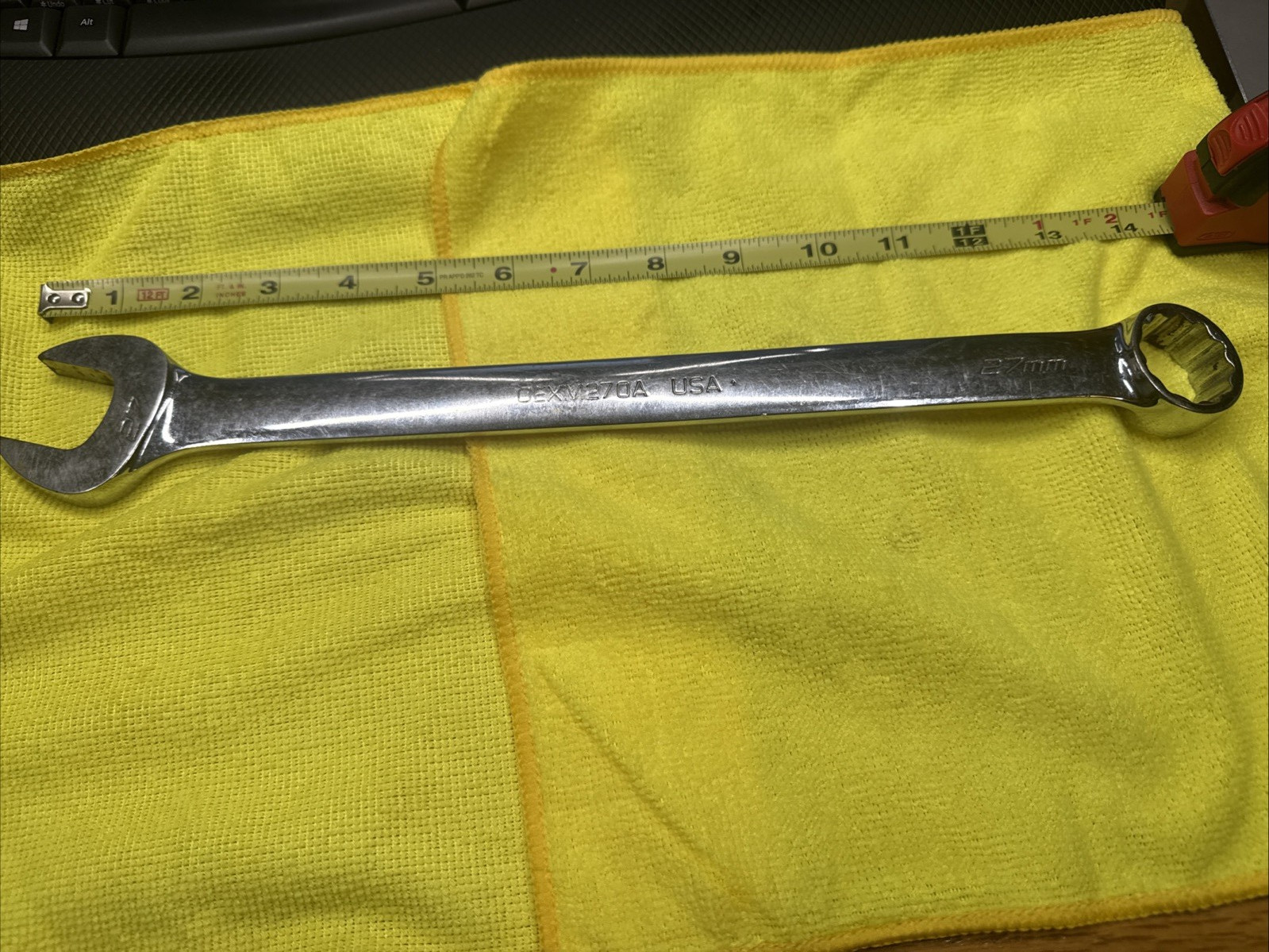 Snap-On OEXM270 27mm Wrench 12 Point Box End Metric Combination – Made In USA