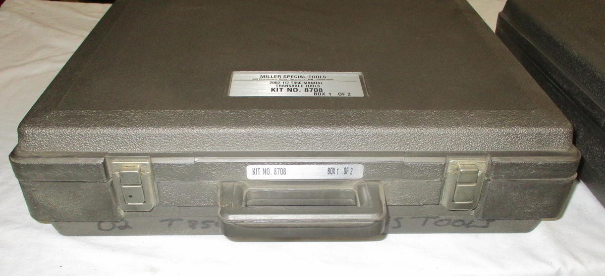 Miller Special Tools 8708 2002 ½ T850 Manual Transaxle Tools BOTH Boxes SRT-4