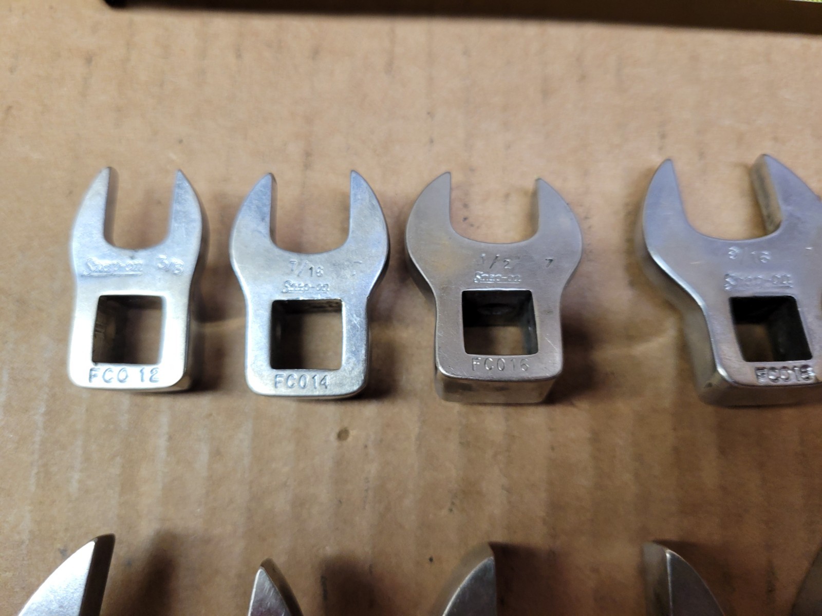 Snap-on USA 12-Piece 3/8″ Drive SAE Crow Foot Set 3/8″ – 1-1/16″