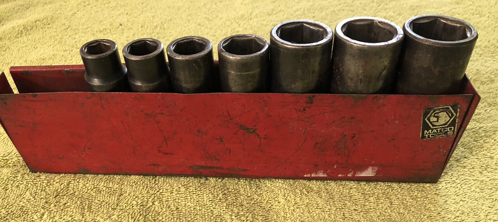 7 Matco 1/2″ Dr Deep Impact Sockets SAE 1,15/16,7/8,3/4,5/8,9/16,1/2″ CDP326 etc
