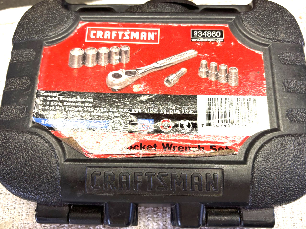 Craftsman Tools 11-pc 1/4in. Drive Metric & STD Socket Wrench Sets