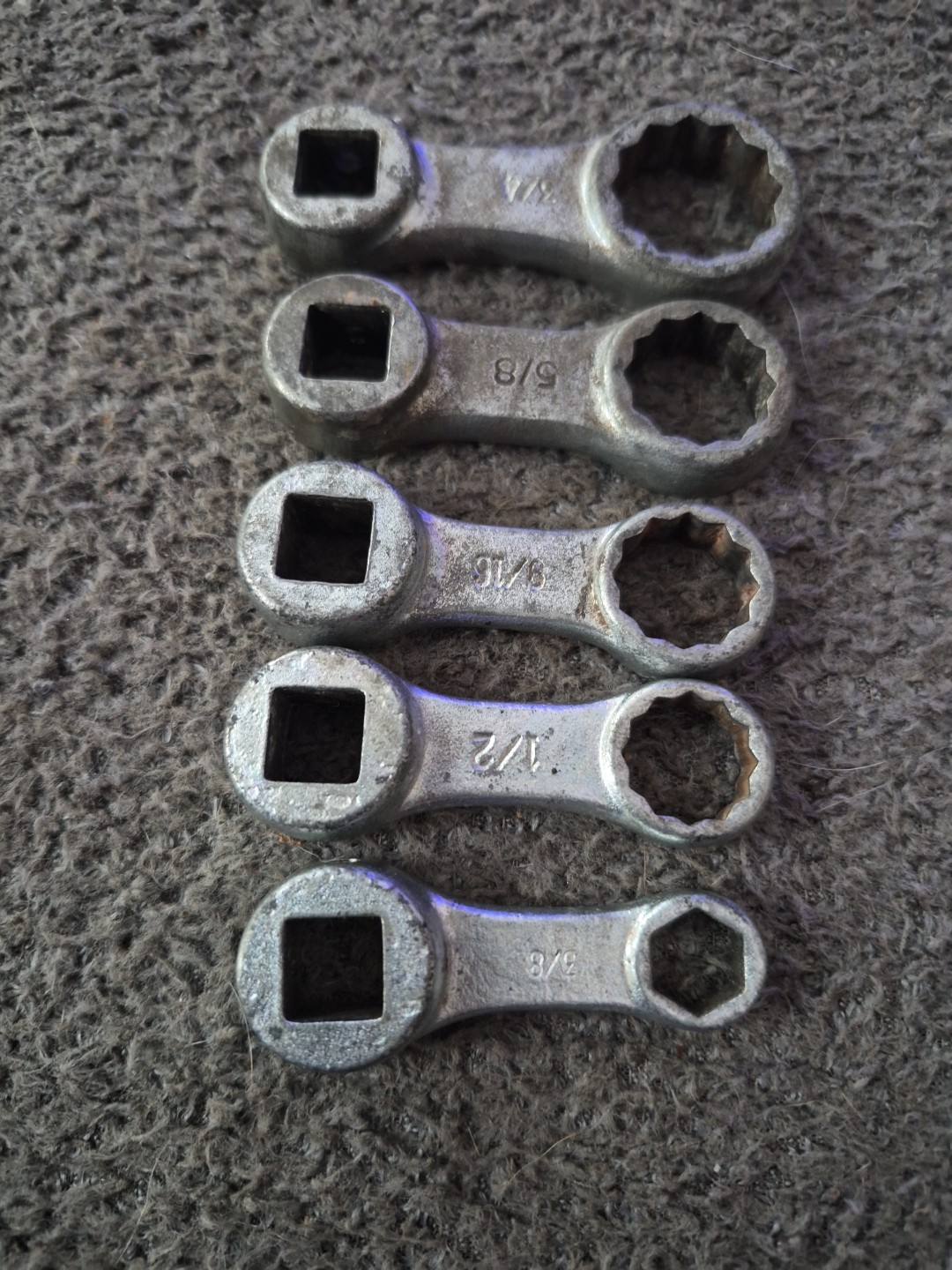 Mac Tools 5 Piece 3/8” Torque Adapter Set Sae