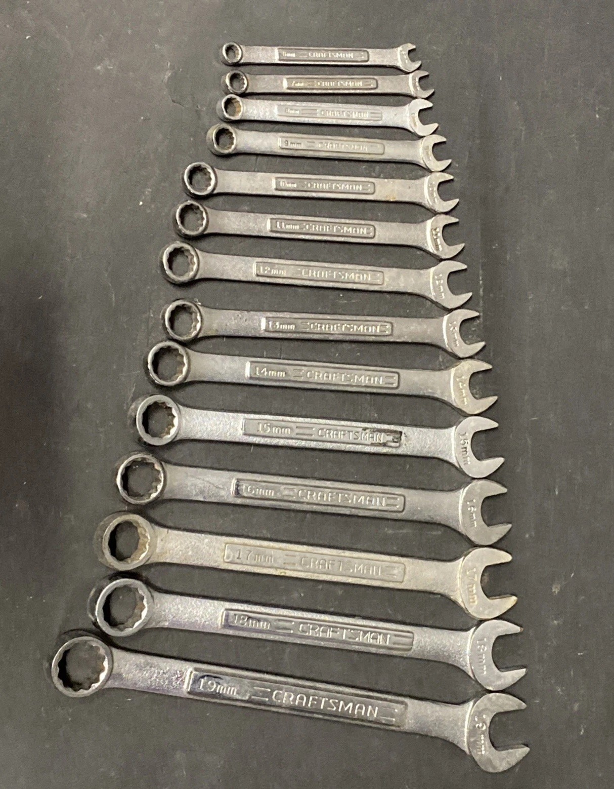 CRAFTSMAN 14 Pc Set Metric Combination Wrench Set 6mm-19mm Va V Series USA Z11