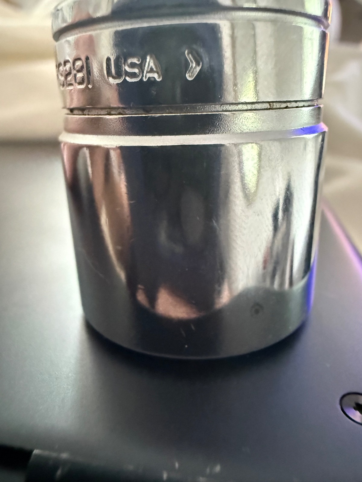 MINT SNAP ON TOOLS USA 3/8″ Drive 7/8″ SAE 6 Point Shallow Chrome Socket FS281