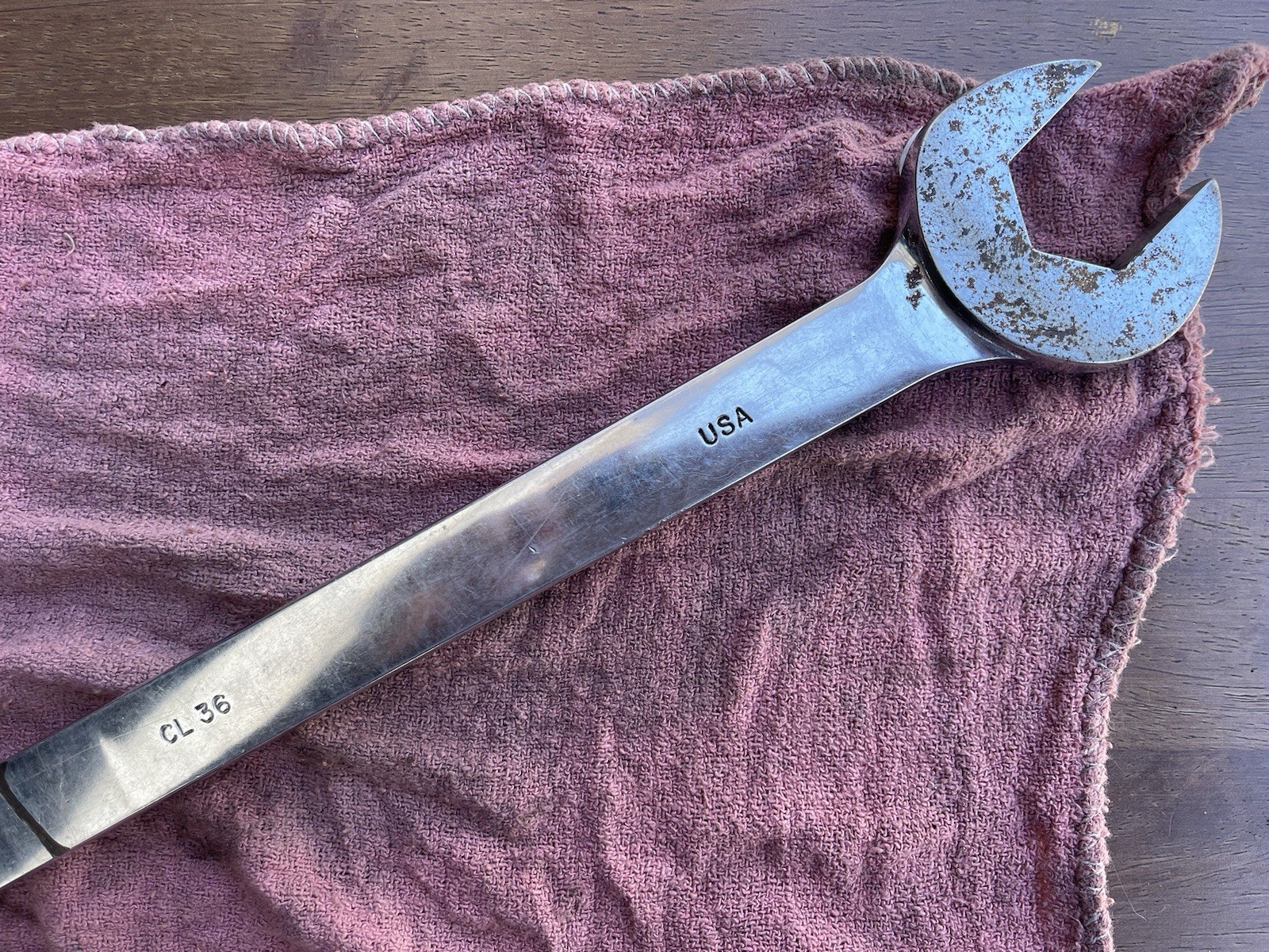 MAC Tools CL36, 1-1/8in. 12pt Combination Wrench, 17in., USA Made CL 36