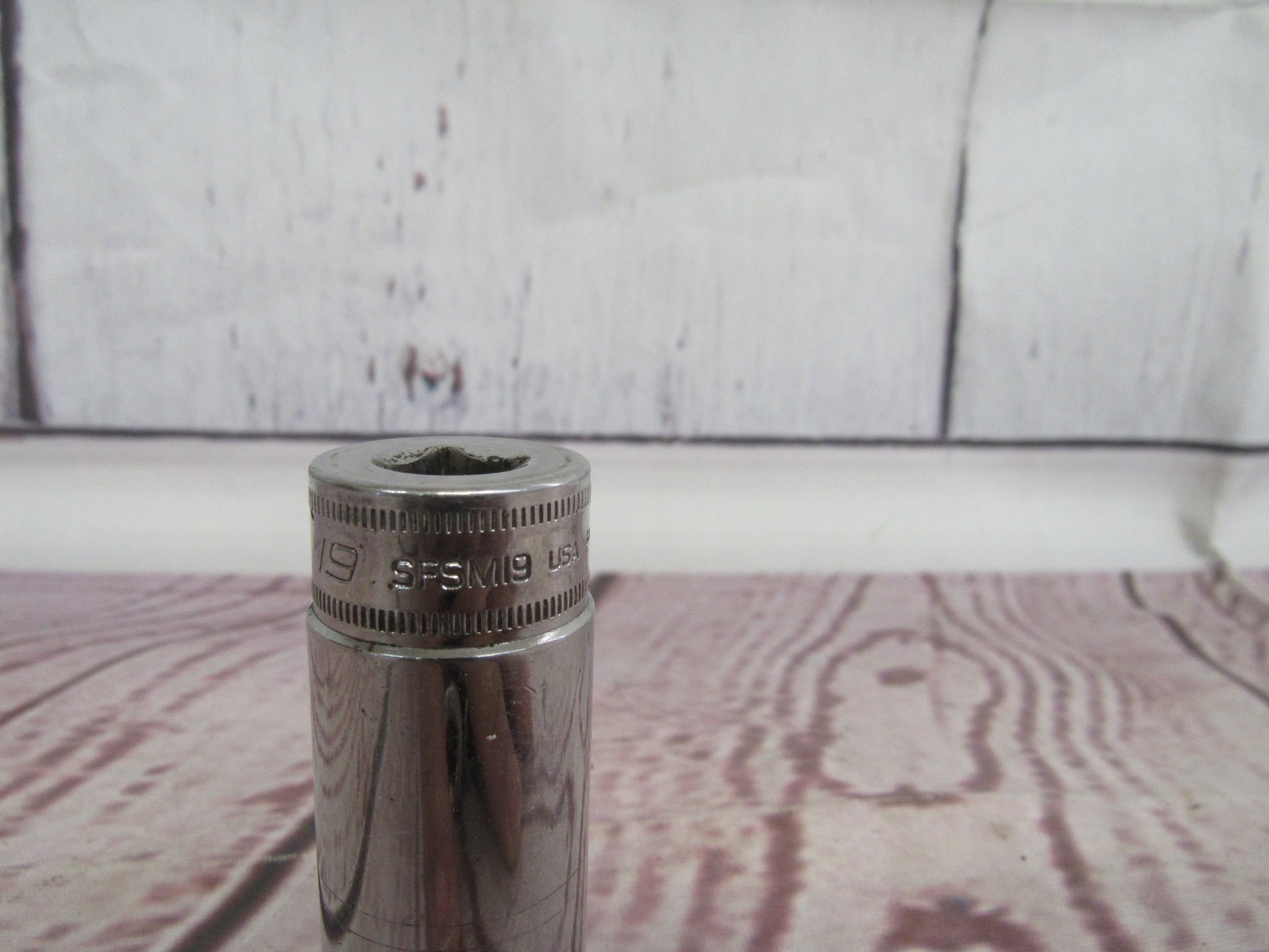 Snap-on 3/8″ Drive 6pt Metric 7pc Deep Sockets 8-10mm, 15,16,18, &19mm SFSM USA