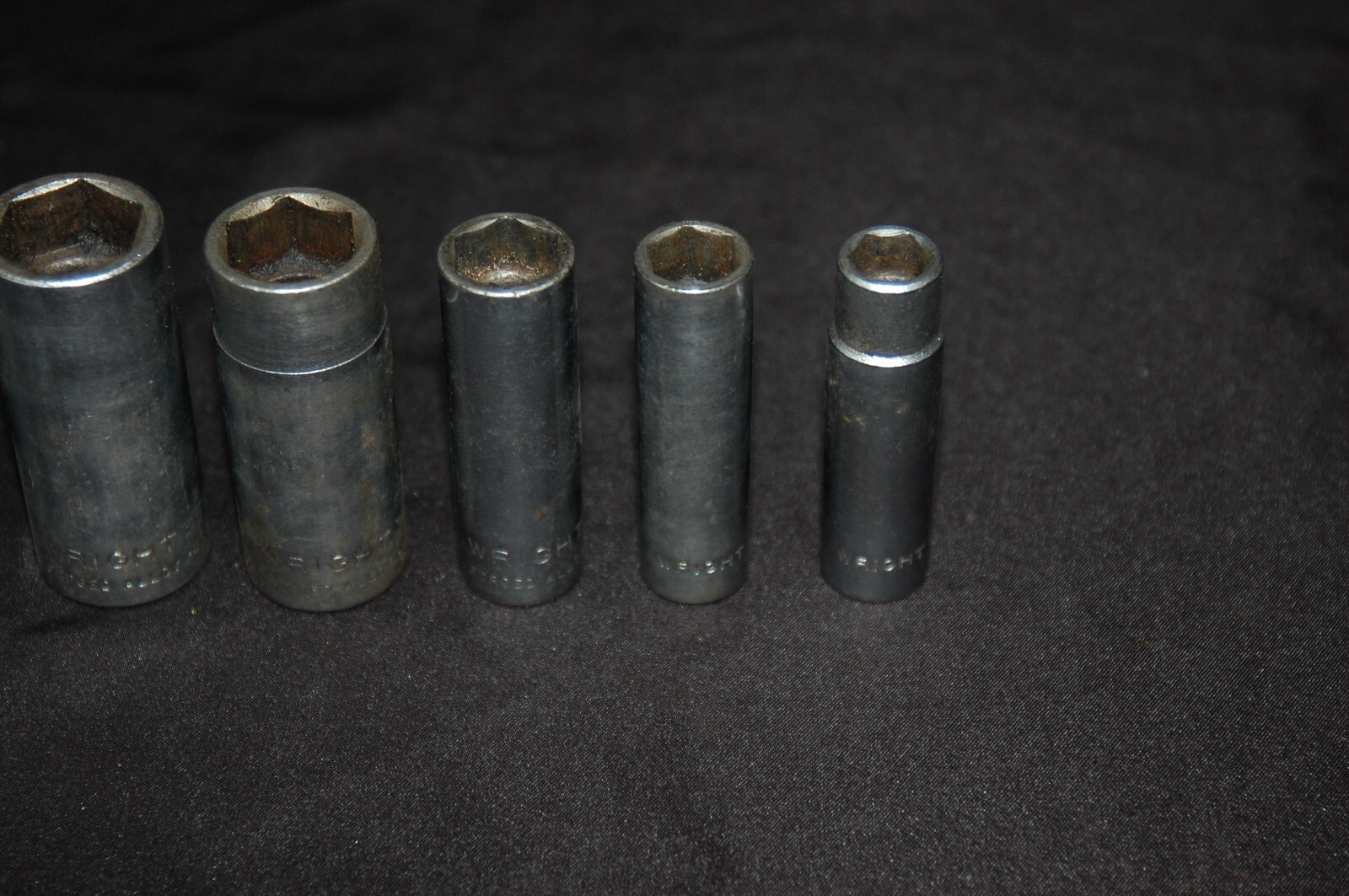 Wright Tool USA 7-Piece Set 3/8″ Drive SAE Deep Socket Set 3/8″–13/16″