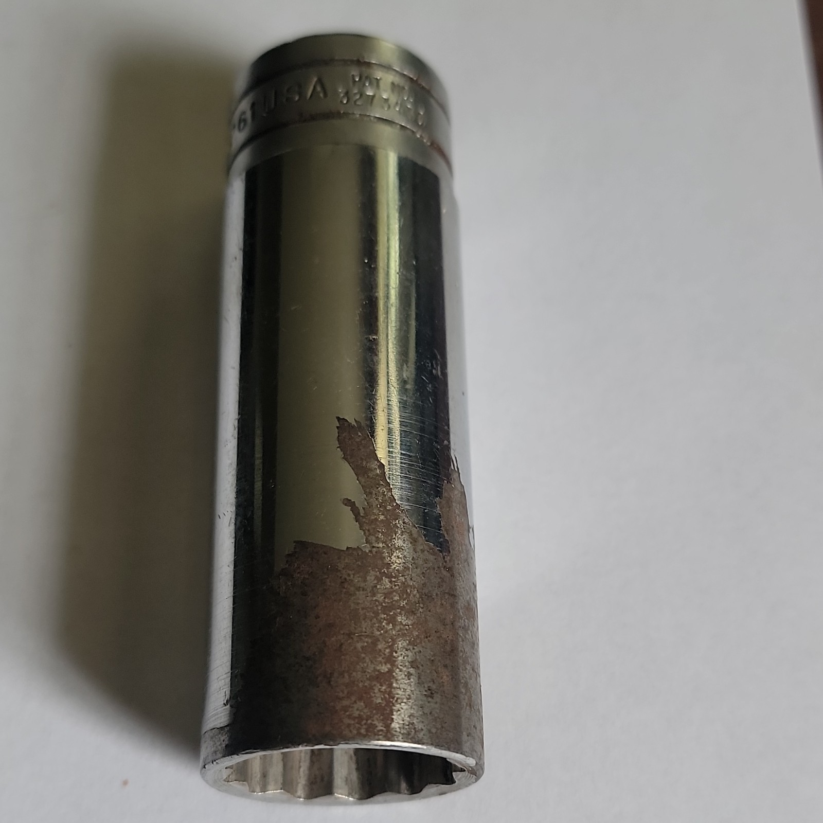 Snap On 1/2″ Drive 13/16″ 12 Point Deep Well Socket Part# S-261