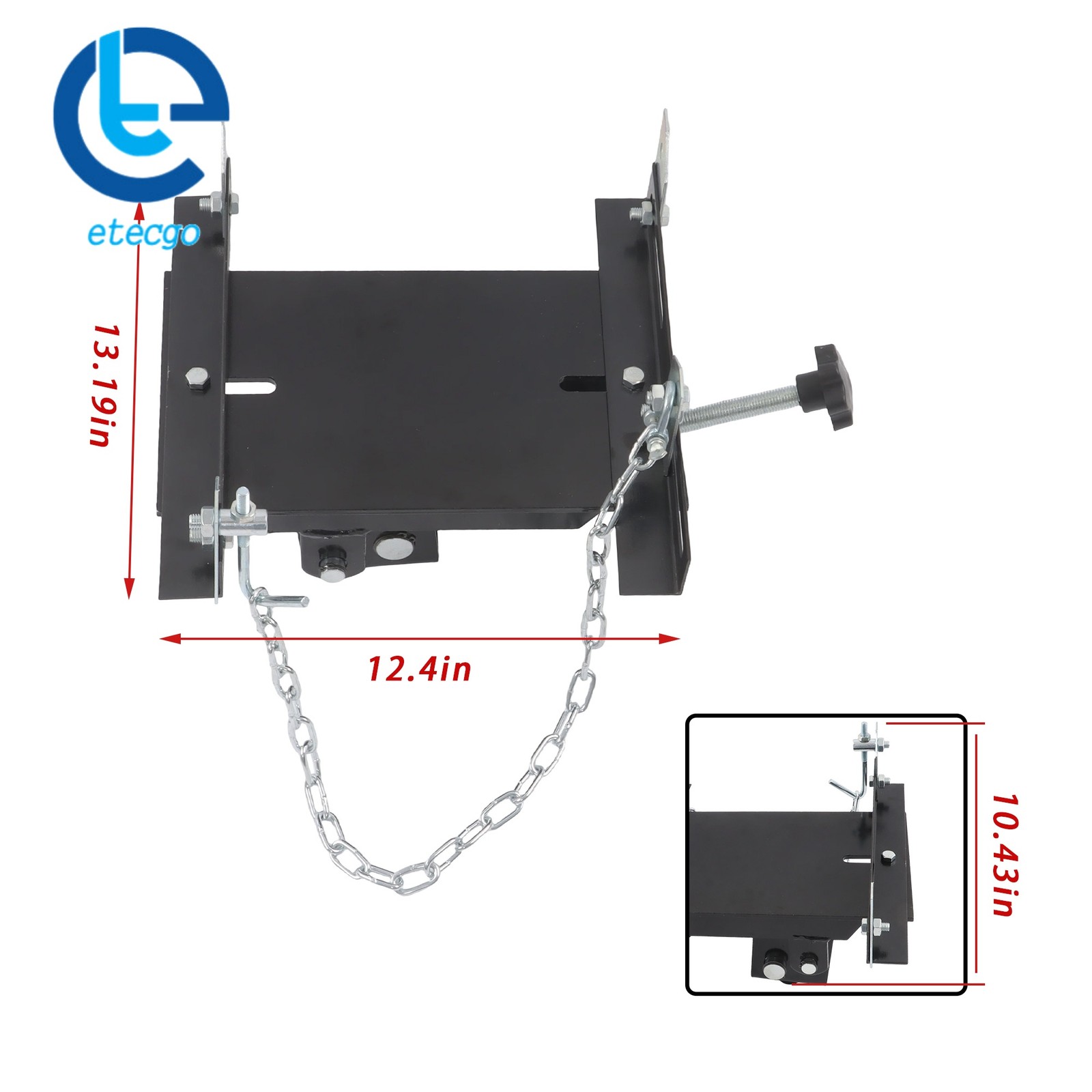 Transmission Floor Jack Adapter 1100lbs Capacity 1/2 Ton for Repair Tool