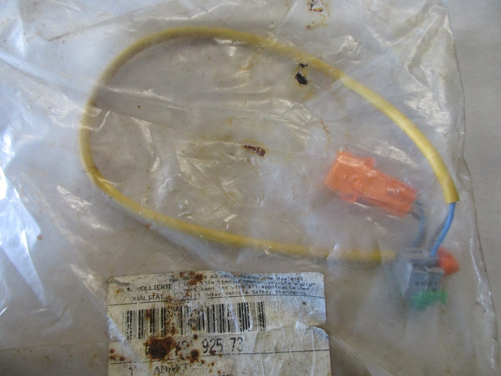 PORSCHE TOOL 9257 00072192570 SRS TEST UNIT ADAPTER CABLES AND HARNESS