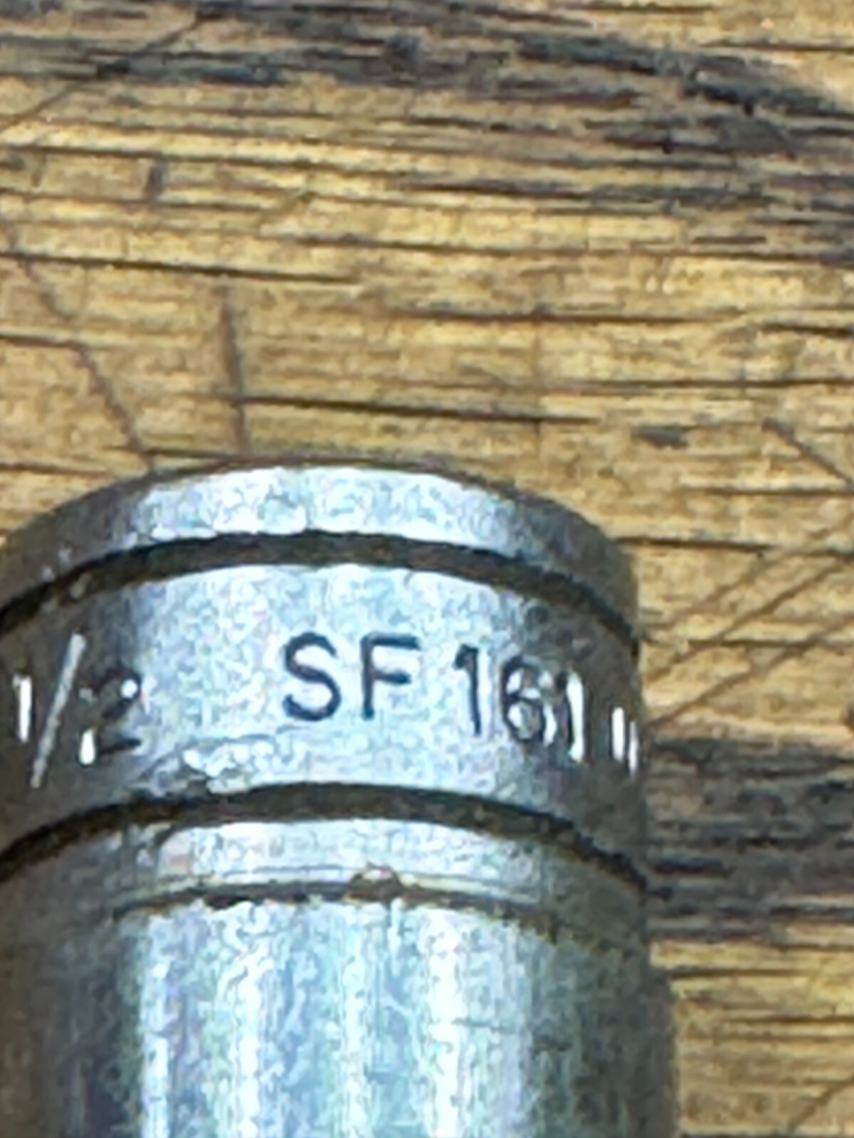 Snap On 3/8″ Drive 1/2″ 12 PT Deep Chrome Socket ~ SF 161 ~ Snap-on Tools