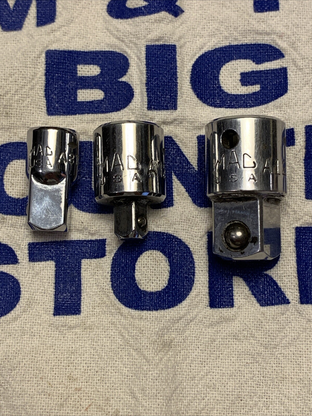 Mac Tools USA 3pc 1/4″ & 3/8″ Drive Socket Adapter Set A812, A1216, A128