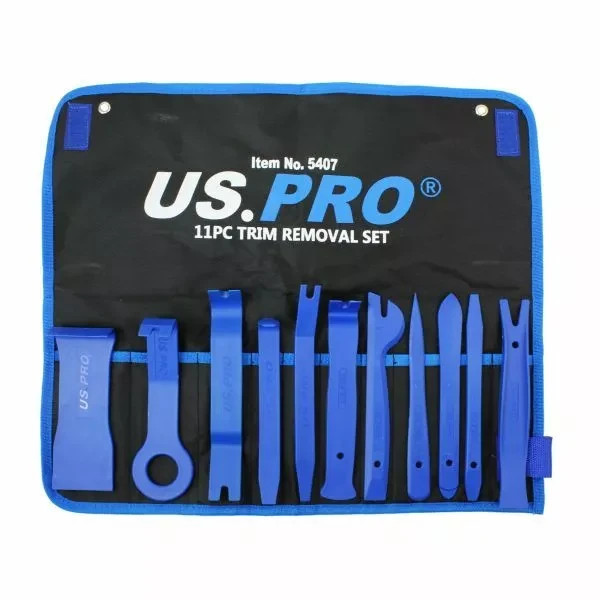 Trim Removal Non Scratch 11pc Set with protective wallet US Pro 5407