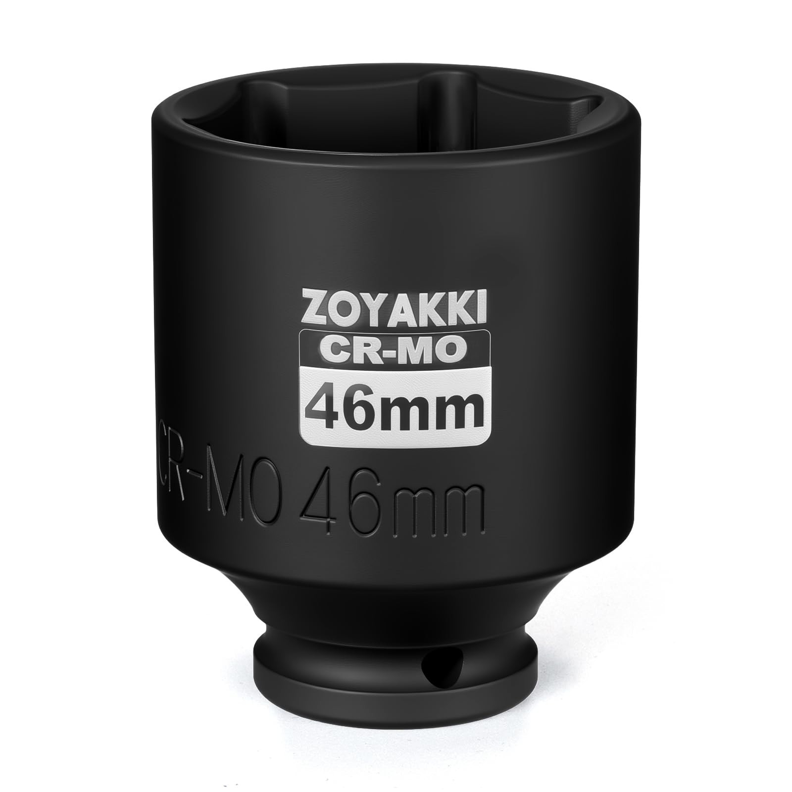 46mm Deep 6 Pt CR-MO Metric Impact Socket – 1/2″ Drive for Axle Nuts