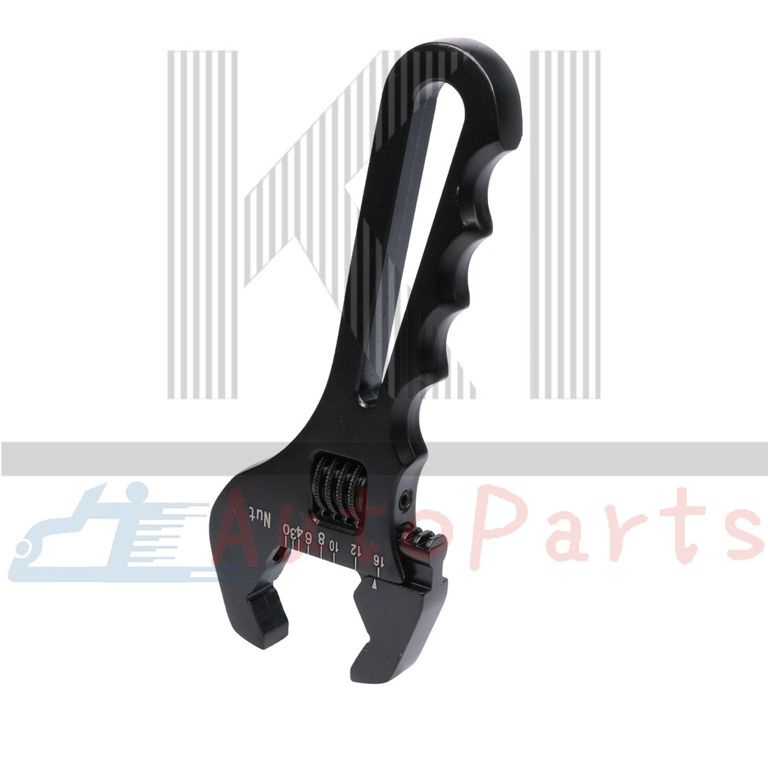 Black Aluminum 3AN-16AN Adjustable Wrench For Hose End Fitting Tool Spanner