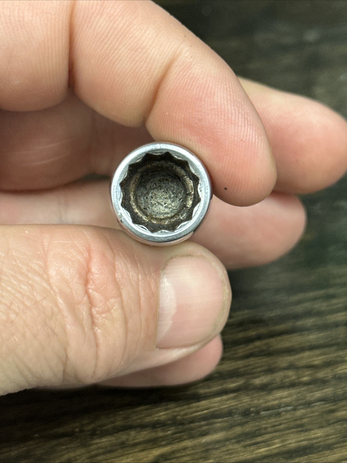 Snap On Tools FVU14 7/16″ SAE Shallow Universal Socket 3/8″ Drive 12 Point USA