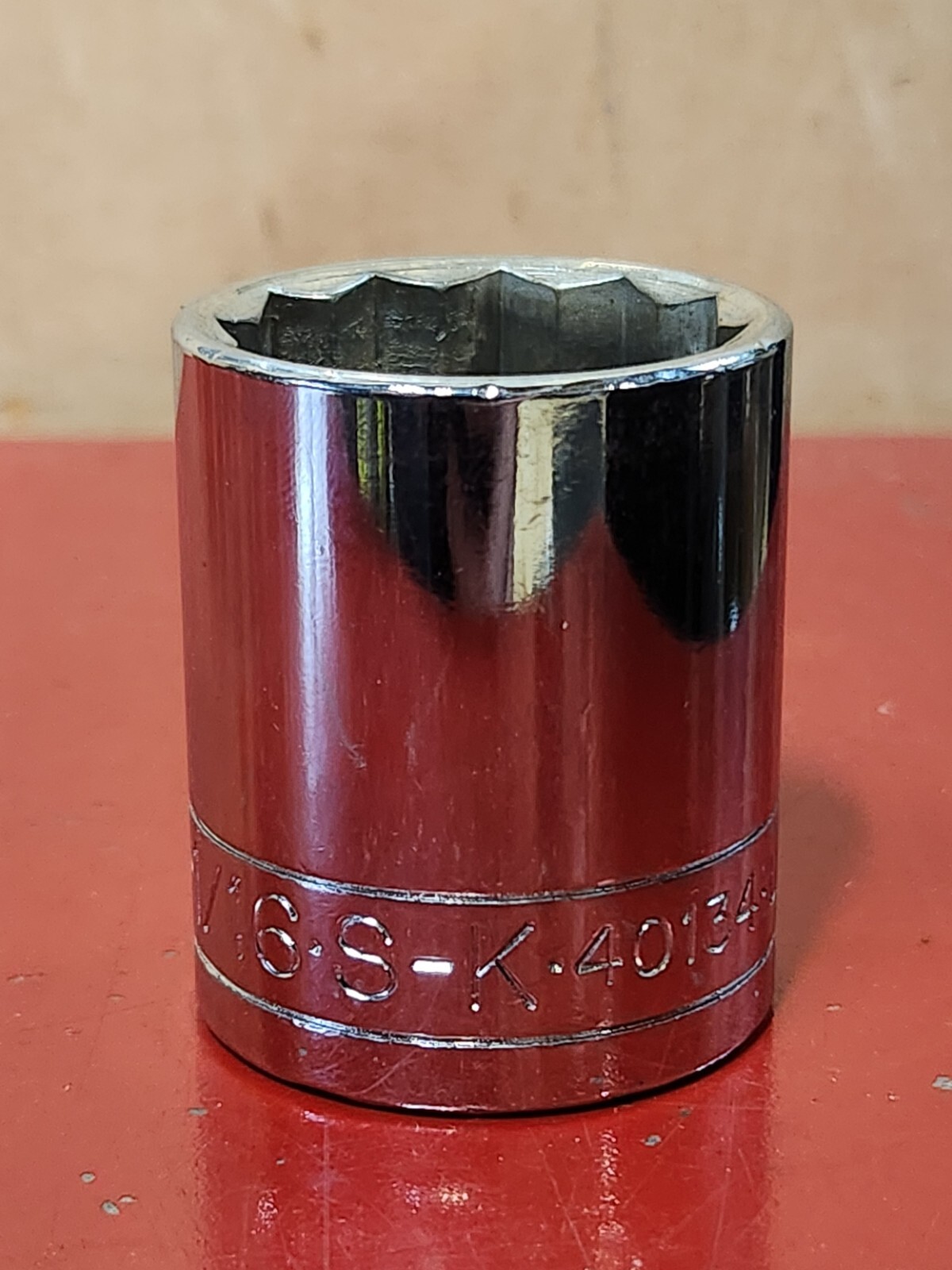 SK 1/2″ Drive 1-1/16″ Shallow Socket 40134 12pt Many Styles NOS Vintage USA
