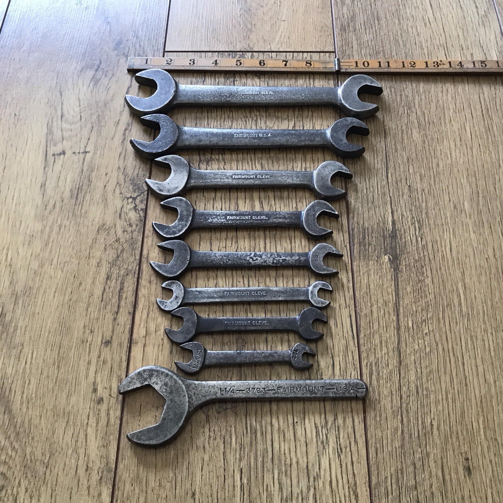 9 Vintage Fairmount USA 🇺🇸 Spanner’s AF Sizes.