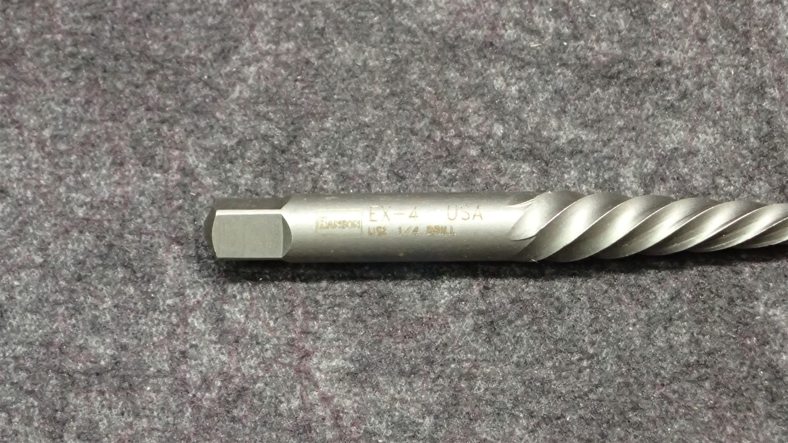 IRWIN HANSON EX-4 Spiral Screw Extractor, Use with 1/4″ Drill Bit, 53404 (BN154)