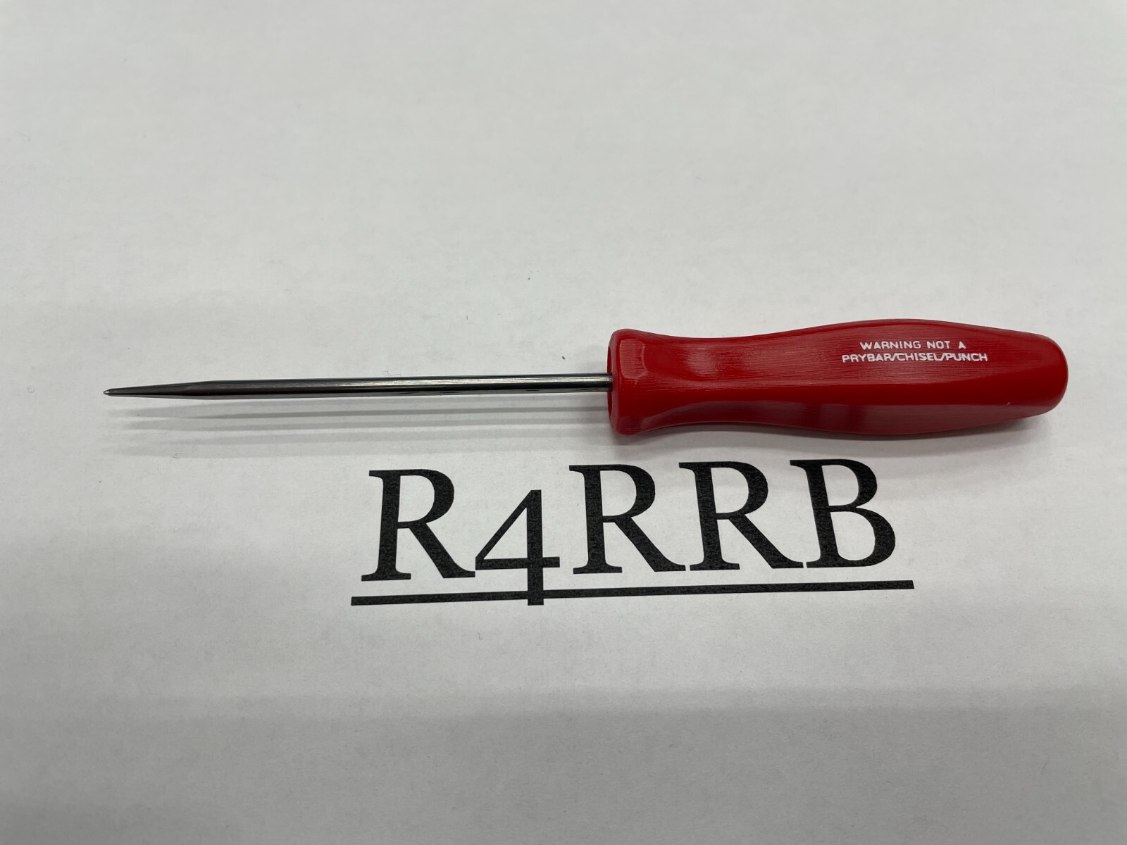 Snap-on Tools USA NEW Classic RED Mini Hard Handle Straight Awl Pick 3ASABR