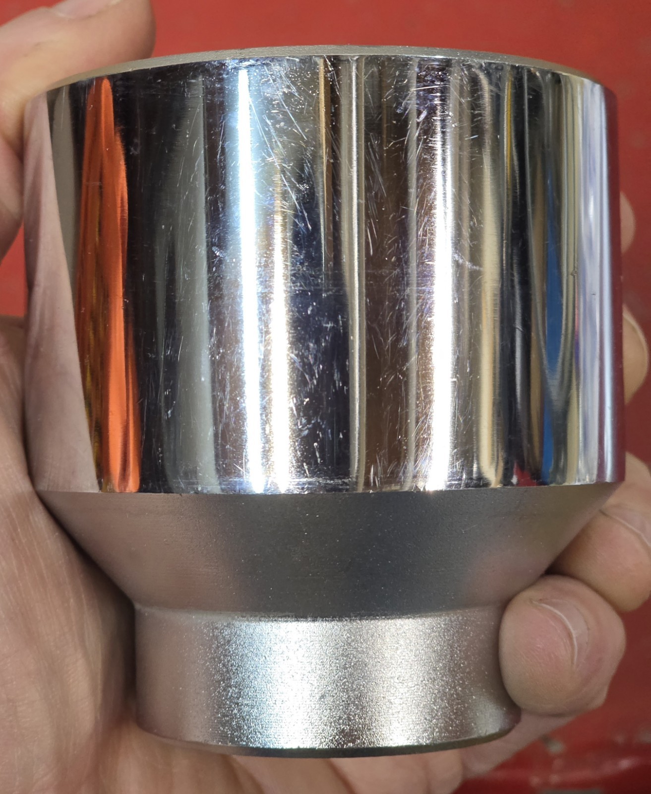 SK Tools 3/4″ Drive 2-1/4″ Polished Chrome Shallow Socket 12pt 47172 USA
