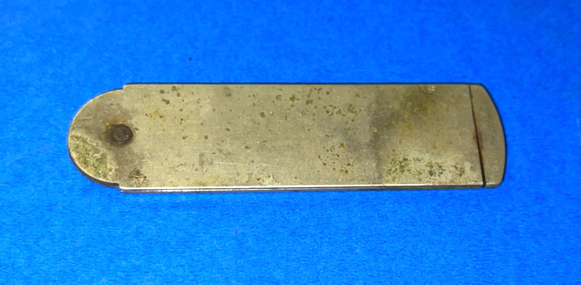 RARE JOHNSONS TOOLS 3-3/4 LONG No. 44 GERMAN SILVER CALIPER RULE 1-8-1907